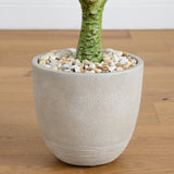 5’ Plumeria Artificial Tree in Decorative Planter (Indoor/Outdoor)-Parc Decor