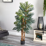 5' Robellini Palm Silk Tree-Parc Decor