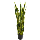 5’ Sansevieria Artificial Plant-Parc Decor