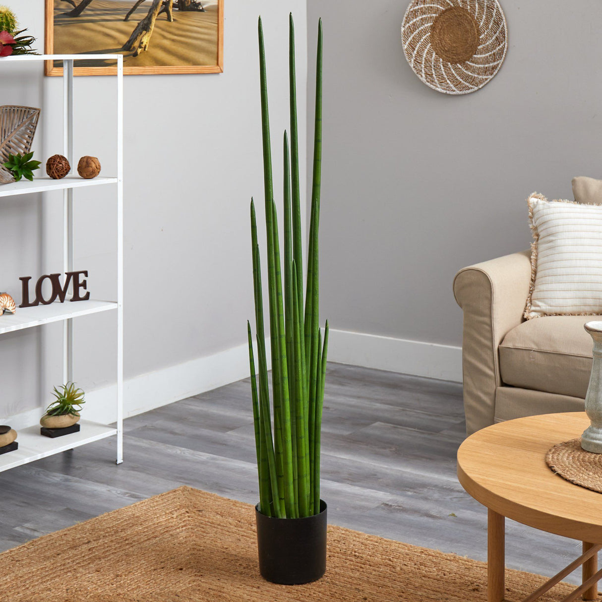 5’ Sansevieria Snake Artificial Plant-Parc Decor