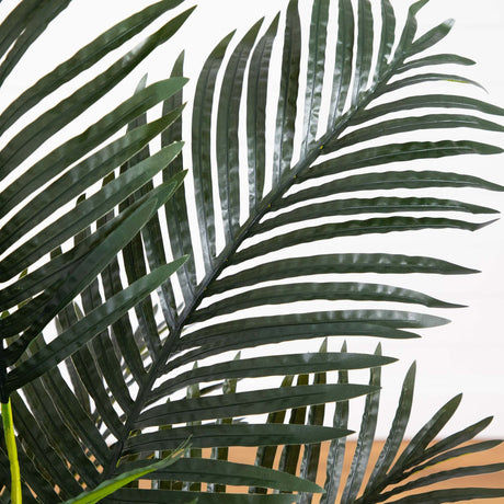 5’ Artificial Double Stalk Golden Cane Palm Tree- Set of 2-Tree-Parc Decor