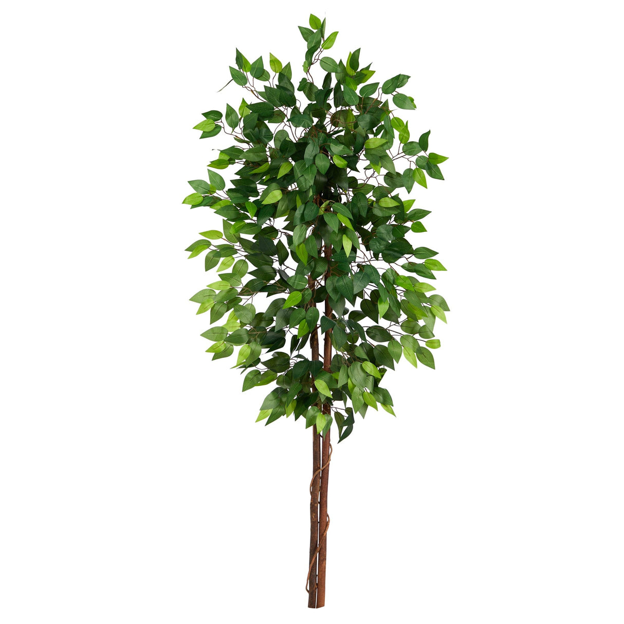 5’ Artificial Double Trunk Ficus Tree (No Pot)-Tree-Parc Decor