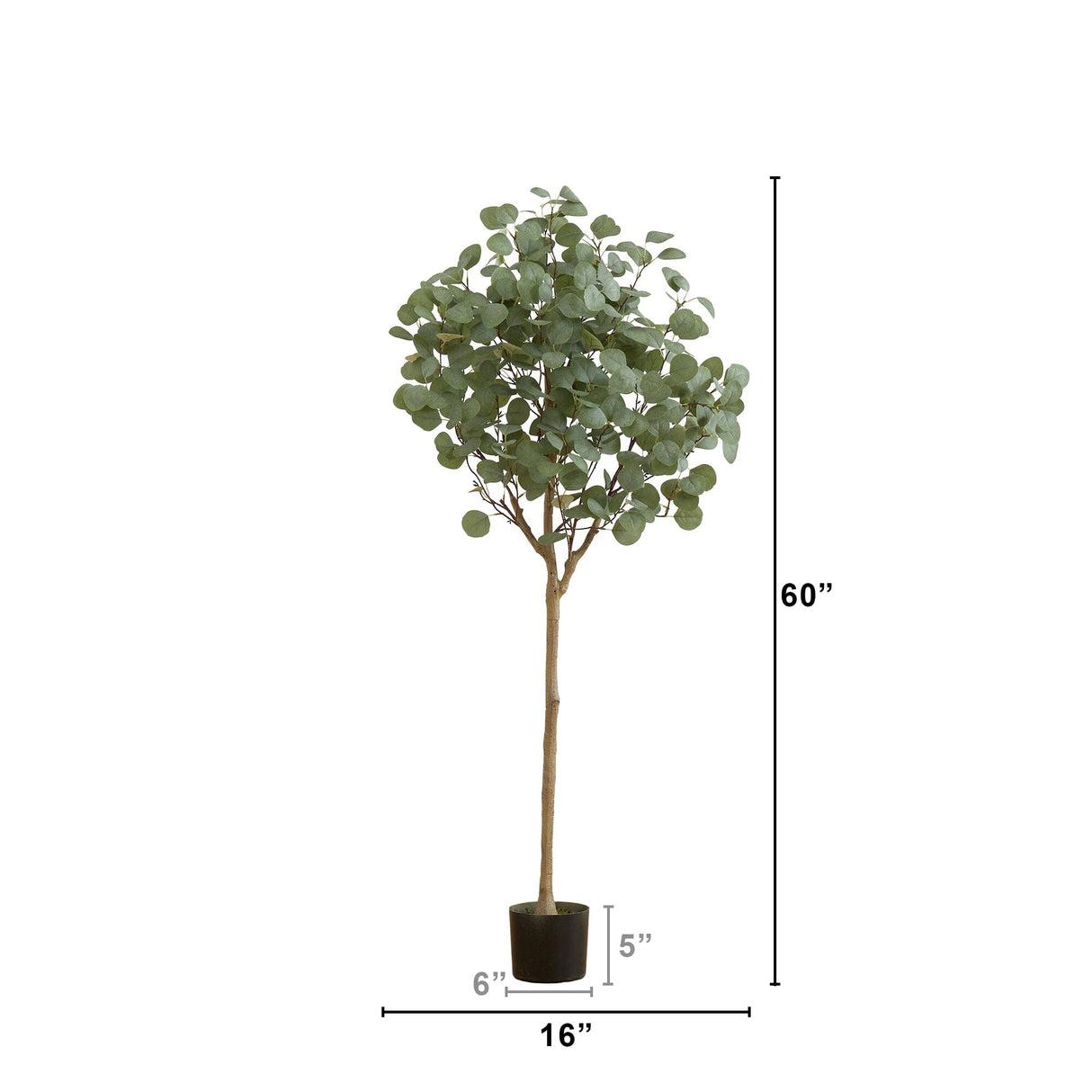 5’ Artificial Eucalyptus Tree-Tree-Parc Decor