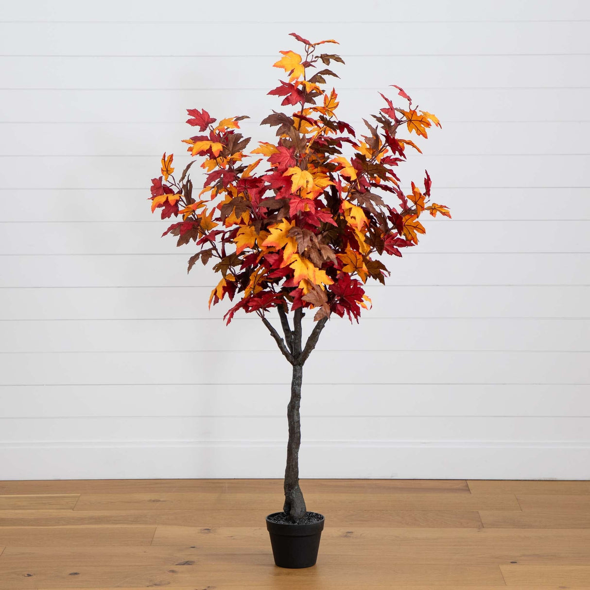 5' Artificial Fall Smoky Maple Tree-Tree-Parc Decor