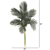 5’ Artificial Golden Cane Palm Tree Without Pot-Tree-Parc Decor