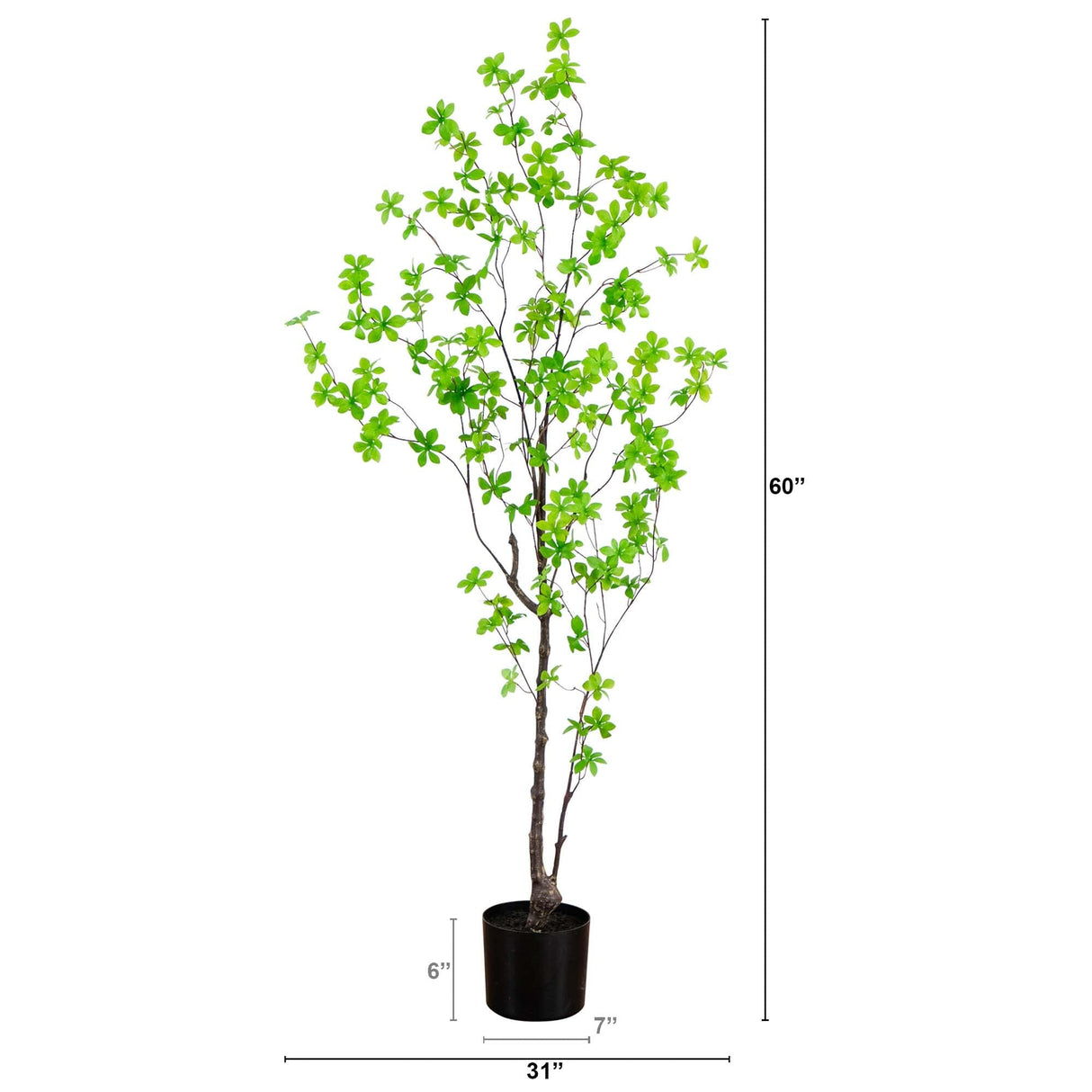 5’ Artificial Minimalist Enkianthus Tree-Tree-Parc Decor