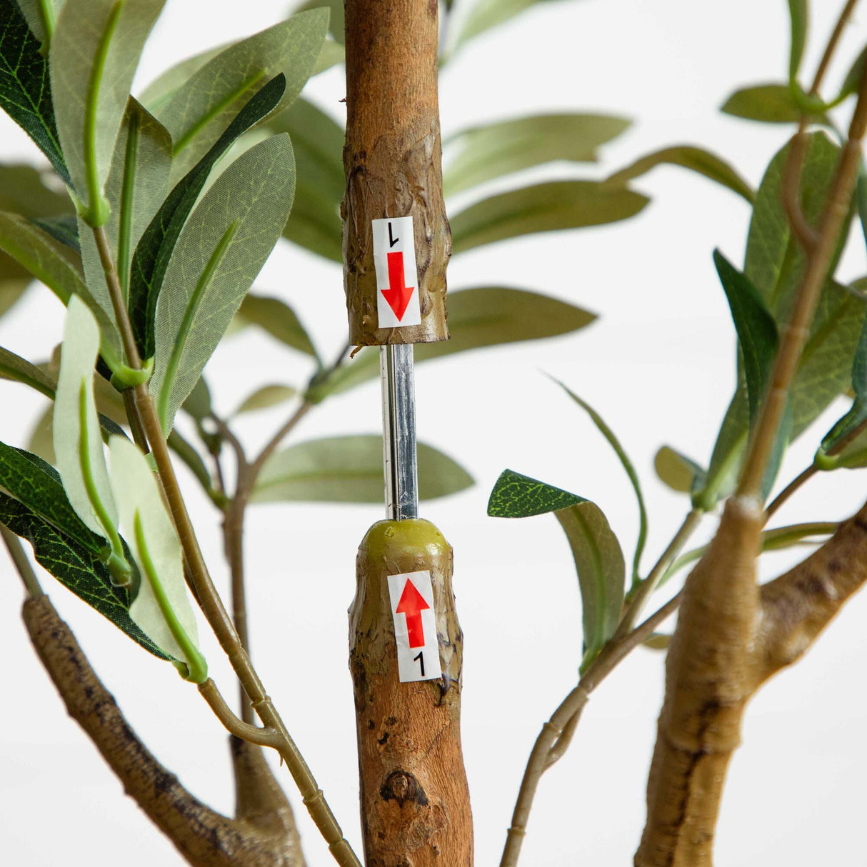 5’ Artificial Olive Tree with Natural Trunk-Tree-Parc Decor