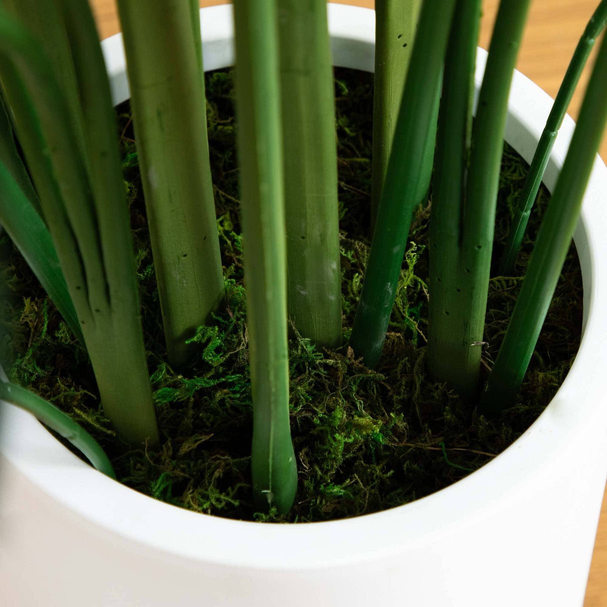 5' Artificial Sky Bird Tree in White Decorative Planter-Tree-Parc Decor