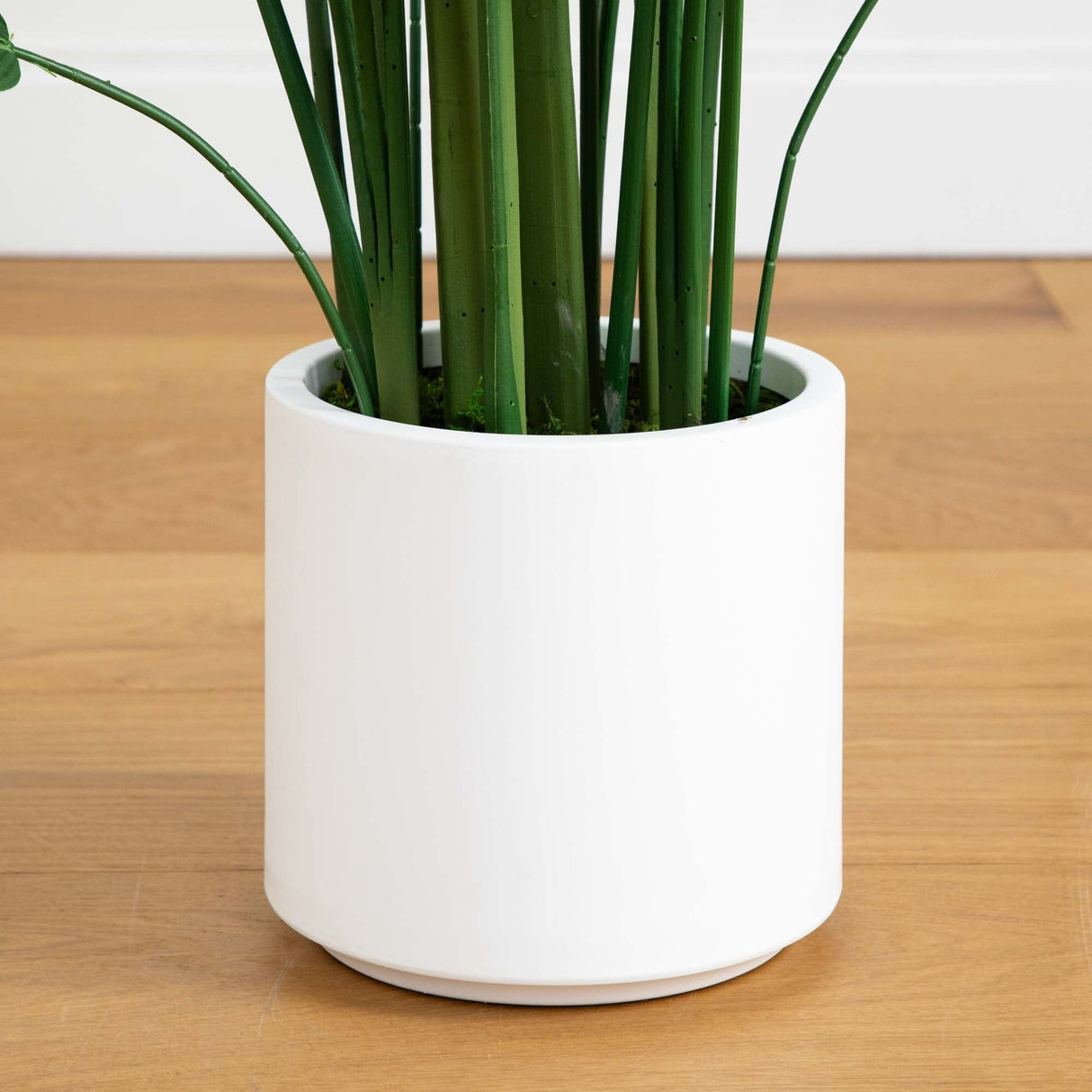 5' Artificial Sky Bird Tree in White Decorative Planter-Tree-Parc Decor