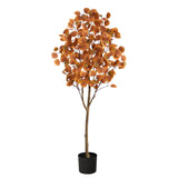 5’ Autumn Eucalyptus Artificial Tree-Tree-Parc Decor