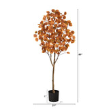 5’ Autumn Eucalyptus Artificial Tree-Tree-Parc Decor