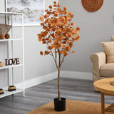 5’ Autumn Eucalyptus Artificial Tree-Tree-Parc Decor