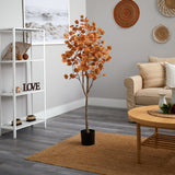 5’ Autumn Eucalyptus Artificial Tree-Tree-Parc Decor