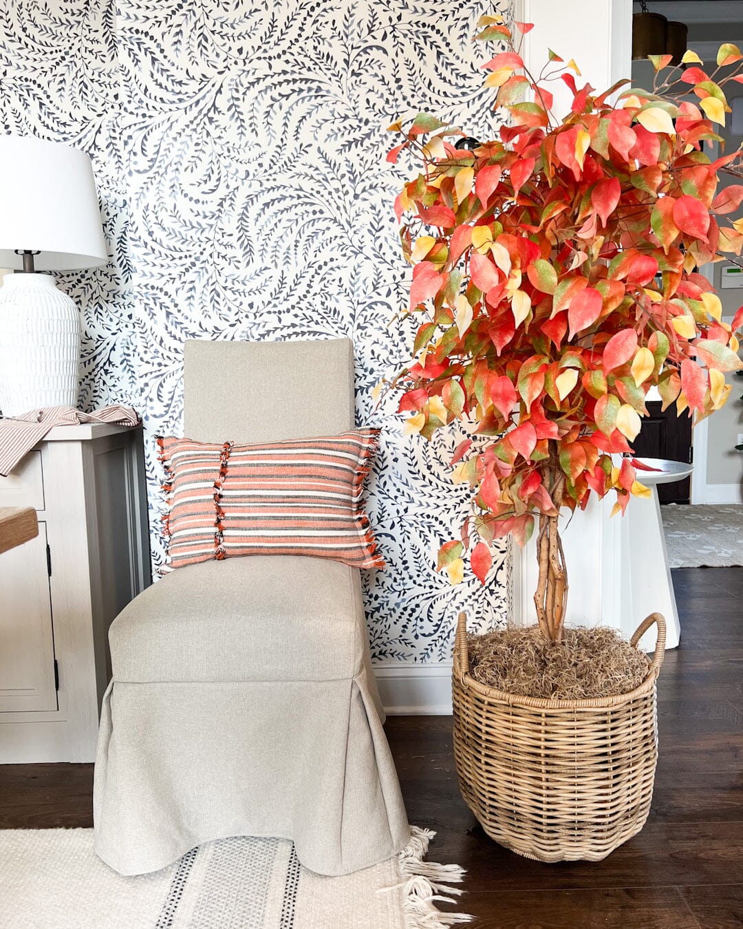 5’ Autumn Ficus Artificial Fall Tree-Tree-Parc Decor