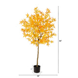 5' Autumn Maple Artificial Fall Tree-Tree-Parc Decor