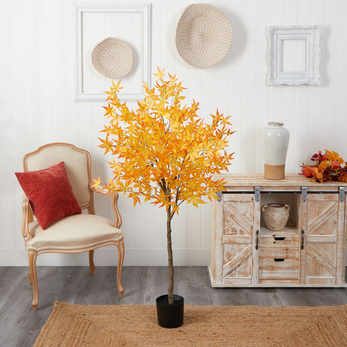 5' Autumn Maple Artificial Tree-Tree-Parc Decor