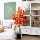 5’ Autumn Oak Artificial Fall Tree-Tree-Parc Decor