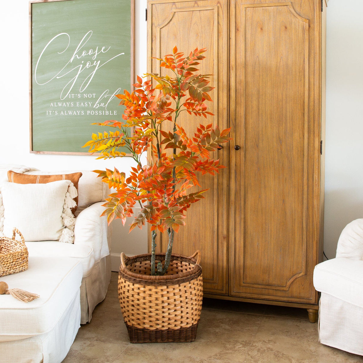 5' Autumn Sumac Artificial Fall Tree-Tree-Parc Decor