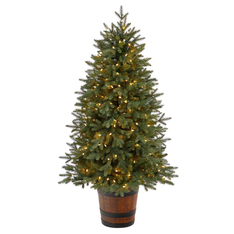 5' Colorado Aspen Pre-Lit Porch Artificial Christmas Tree-Christmas Tree-Parc Decor