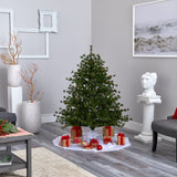 5’ Colorado Mountain Pine Artificial Christmas Tree with 250 Lights, 669 Branches and Pine Cones-Christmas Tree-Parc Decor