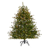 5’ Colorado Mountain Pine Artificial Christmas Tree with 250 Lights, 669 Branches and Pine Cones-Christmas Tree-Parc Decor