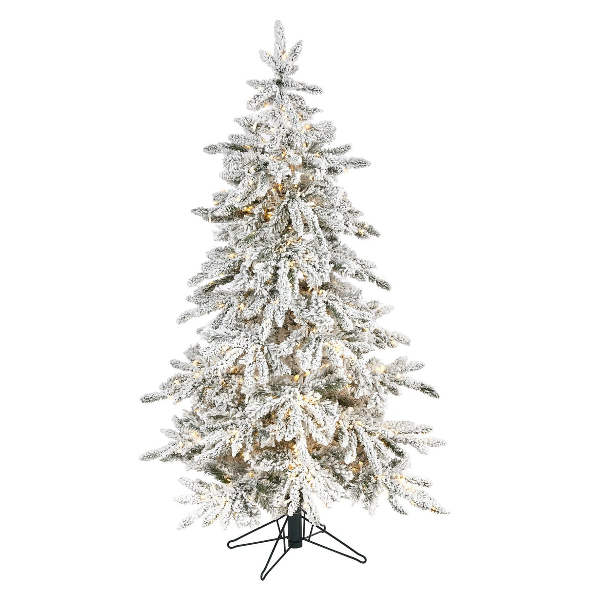 5' Flocked Grand Northern Rocky Fir Artificial Christmas Tree-Christmas Tree-Parc Decor