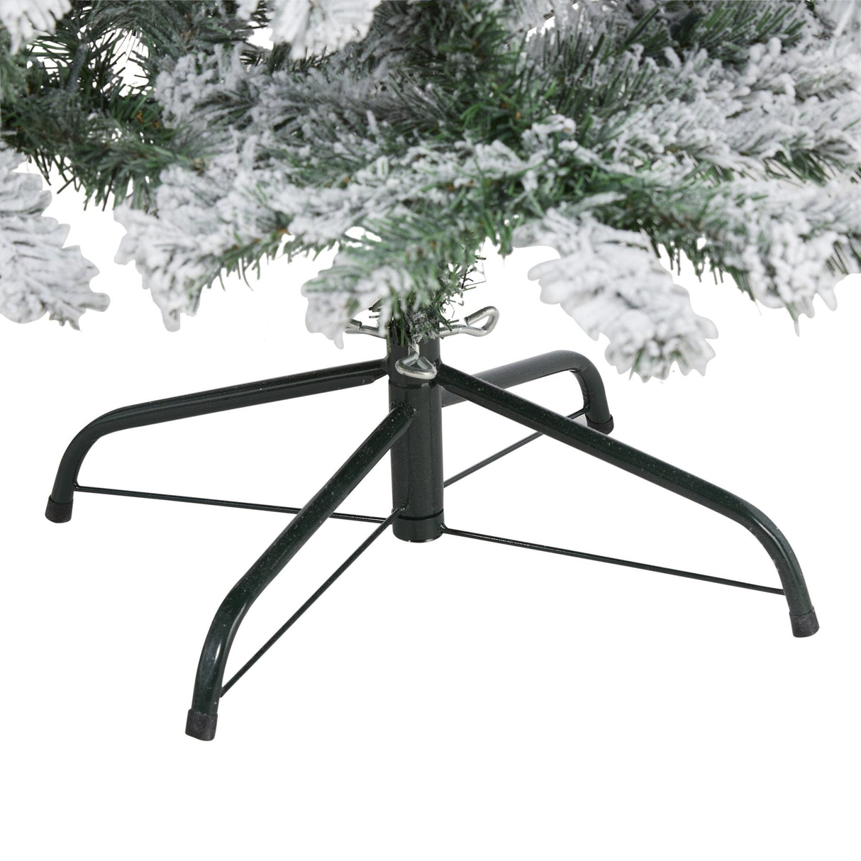 5' Flocked Rock Springs Spruce Artificial Christmas Tree-Christmas Tree-Parc Decor