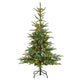 5’ Layered Washington Spruce Christmas Tree with 200 Clear Lights and 385 Bendable Branches-Christmas Tree-Parc Decor