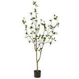 5’ Minimalist Citrus Artificial Tree-Tree-Parc Decor