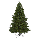 5' New Hampshire Fir Artificial Christmas Tree with 150 LED Lights-Christmas Tree-Parc Decor
