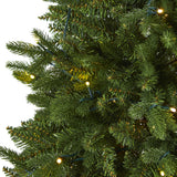 5' New Hampshire Fir Artificial Christmas Tree with 150 LED Lights-Christmas Tree-Parc Decor