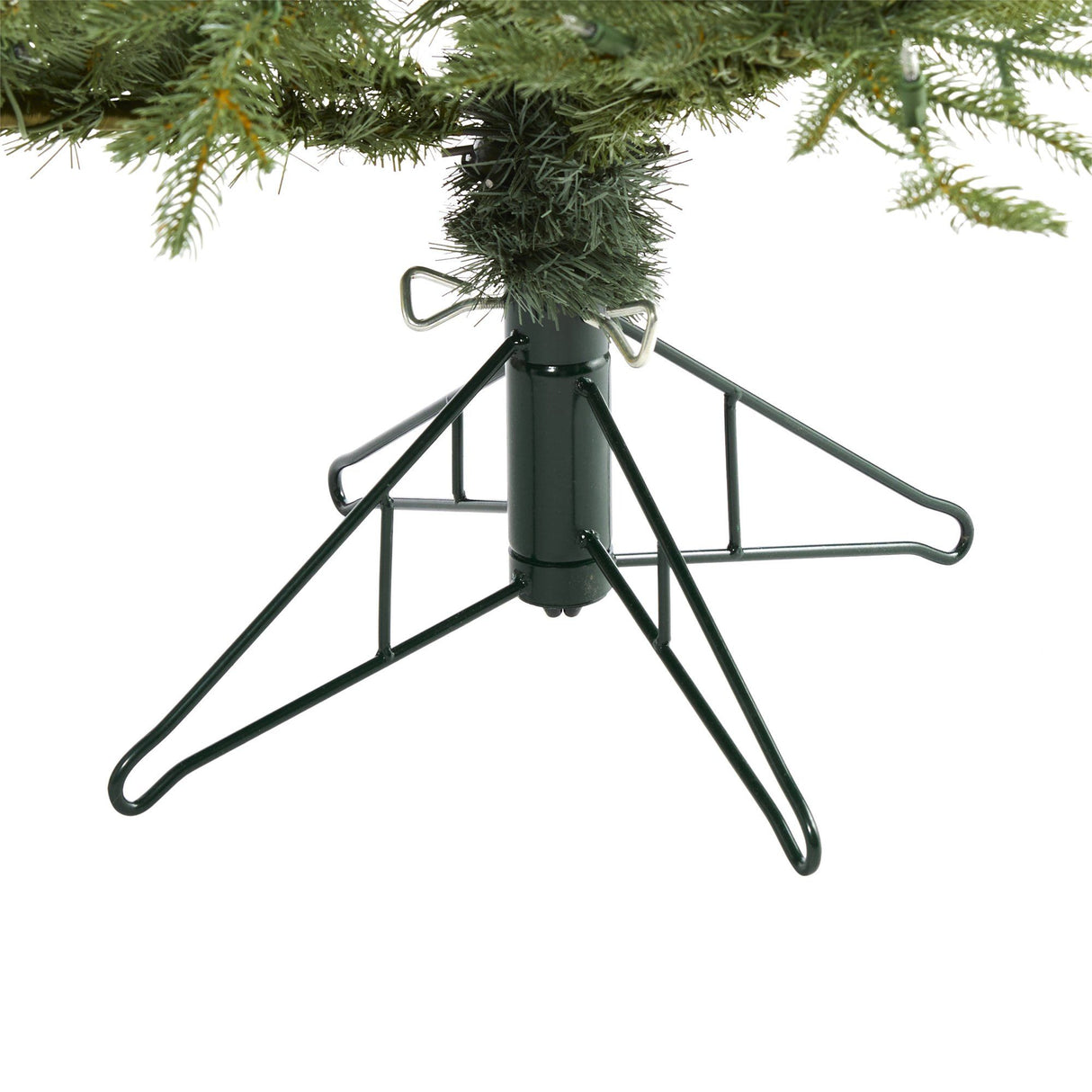 5' New Hampshire Spruce Artificial Christmas Tree with 300 Warm White Lights and 618 Bendable Branches-Christmas Tree-Parc Decor