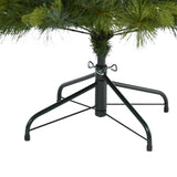 5’ North Carolina Mixed Pine Artificial Christmas Tree with 200 Warm White LED Lights, 711 Bendable Branches and Pinecones-Christmas Tree-Parc Decor