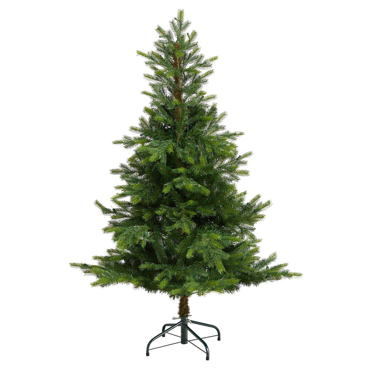 5’ North Carolina Spruce Artificial Christmas Tree with 200 Clear Lights and 375 Bendable Branches-Christmas Tree-Parc Decor
