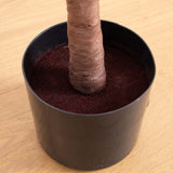 5’ Pre-Lit Autumn Eucalyptus Artificial Fall Tree with 220 Warm White LED Lights-Tree-Parc Decor