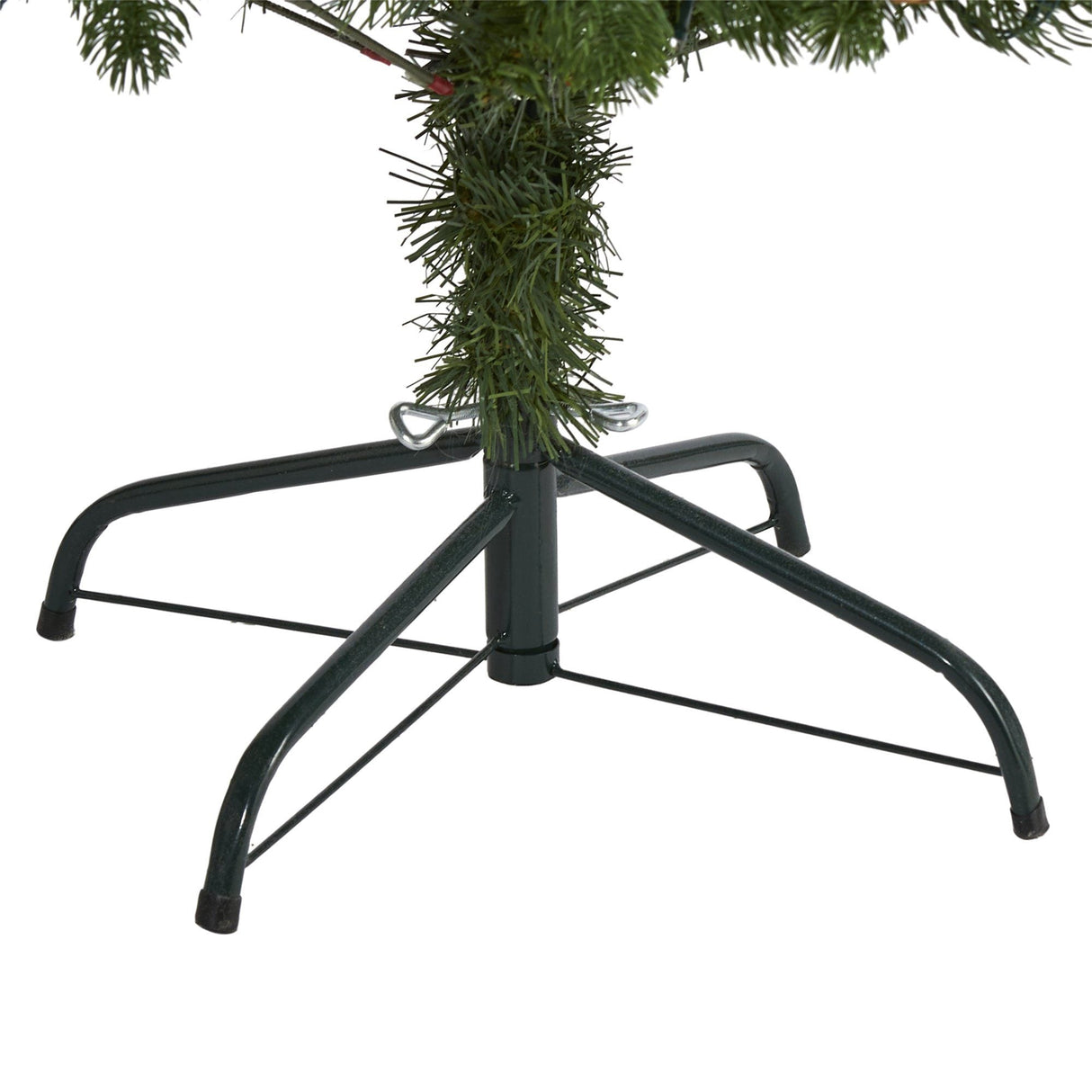 5' Rocky Mountain Spruce Artificial Christmas Tree with Pinecones and 100 Clear LED Lights-Christmas Tree-Parc Decor