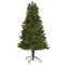 5' Rocky Mountain Spruce Artificial Christmas Tree with Pinecones and 100 Clear LED Lights-Christmas Tree-Parc Decor