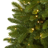 5’ Sierra Spruce “Natural Look” Artificial Christmas Tree with 200 Clear LED Lights-Christmas Tree-Parc Decor