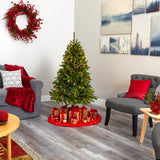 5’ Sierra Spruce “Natural Look” Artificial Christmas Tree with 200 Clear LED Lights-Christmas Tree-Parc Decor