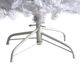 5’ Slim White Artificial Christmas Tree with 150 Warm White LED Lights and 491 Bendable Branches-Christmas Tree-Parc Decor