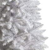 5’ Slim White Artificial Christmas Tree with 491 Bendable Branches-Christmas Tree-Parc Decor
