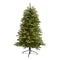 5’ Snowed Grand Teton Artificial Christmas Tree with 150 Clear Lights and 462 Bendable Branches-Christmas Tree-Parc Decor