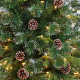 5’ Snowed Tipped Clermont Pine Artificial Christmas Tree-Christmas Tree-Parc Decor