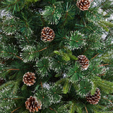 5’ Snowed Tipped Clermont Pine Artificial Christmas Tree-Christmas Tree-Parc Decor