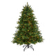 5’ South Carolina Spruce Artificial Christmas Tree with 300 White Warm Lights and 1370 Branches-Christmas Tree-Parc Decor
