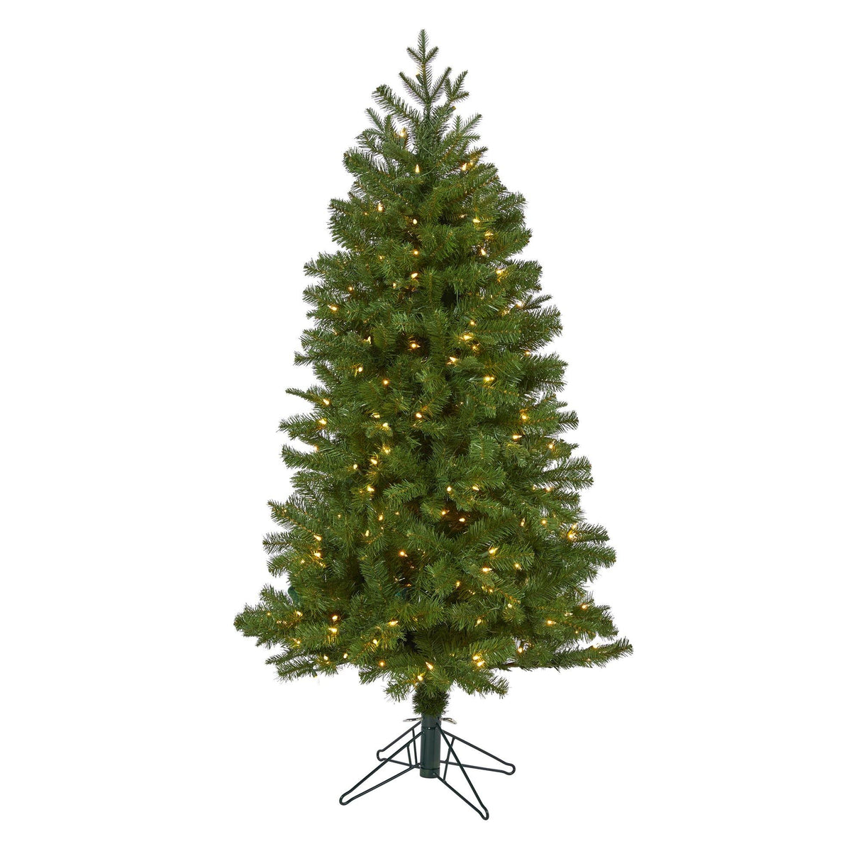 5' Vancouver Spruce Artificial Christmas Tree with 200 Warm White Lights and 461 Bendable Branches-Christmas Tree-Parc Decor
