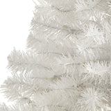 5' White Artificial Christmas Tree with 350 Bendable Branches-Christmas Tree-Parc Decor