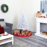 5' White Artificial Christmas Tree with 350 Bendable Branches-Christmas Tree-Parc Decor