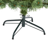 5’ White Mountain Pine Artificial Christmas Tree with 200 Clear LED Lights and Pine Cones-Christmas Tree-Parc Decor