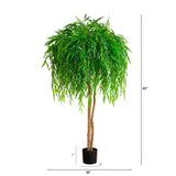 5’ Willow Artificial Tree (Real Touch)-Tree-Parc Decor